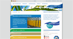 Desktop Screenshot of innowatech.de